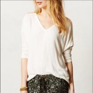 Anthropologie Left of Center Duet Dolman tee